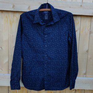 Cactus Man Blue button up, M